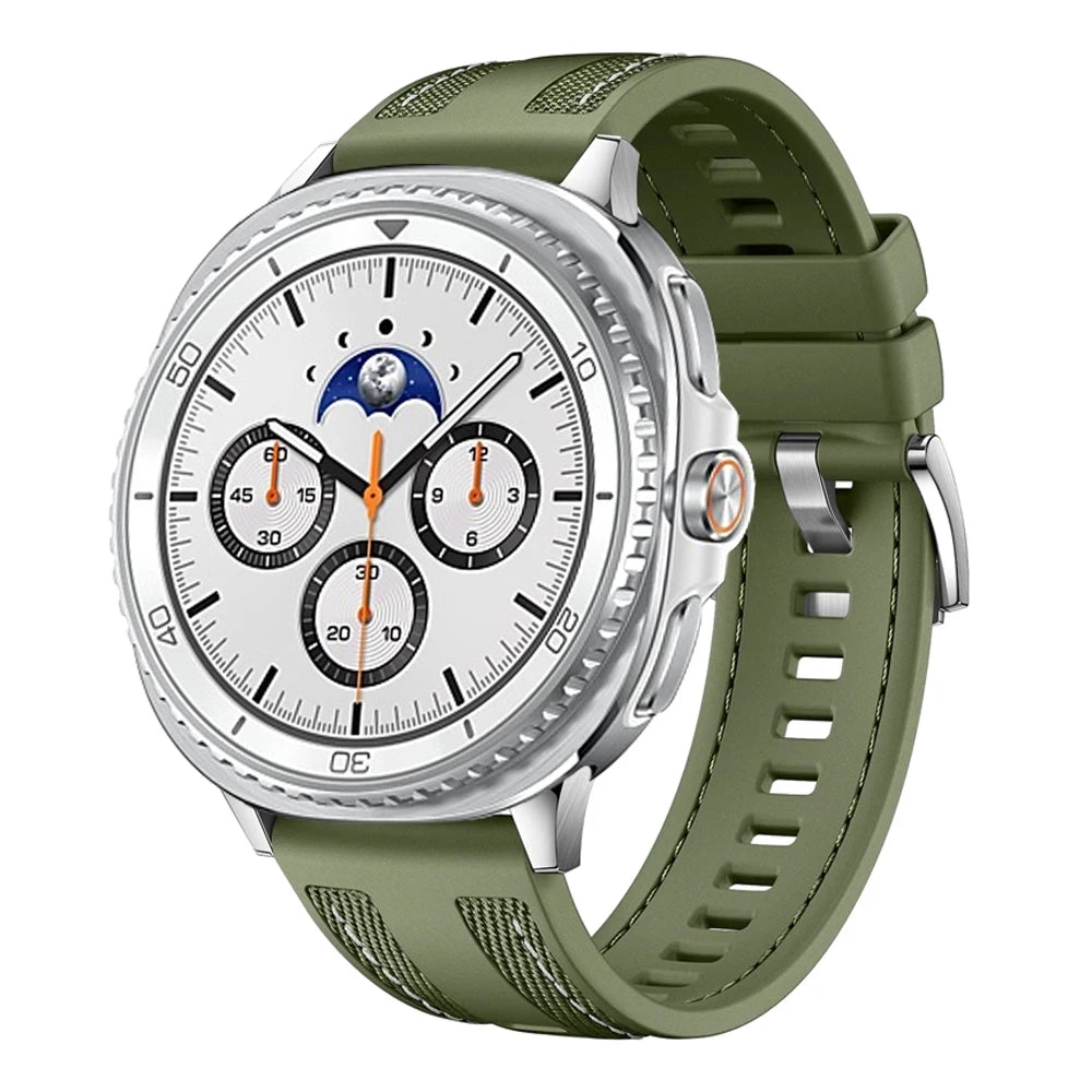 Samsung Galaxy watch 8 Strap 44mm 40mm Replacement Correa Sport Nylon+Silicone Bracelet Galaxy watch 8 classic 46mm Band