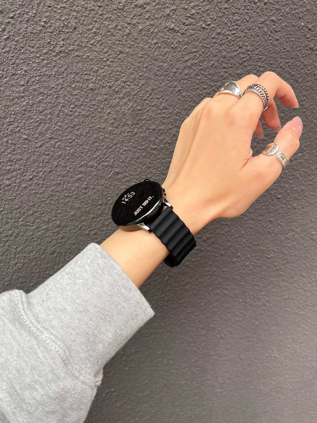 Ocean Silicone Loop Strap For Samsung Galaxy Watch 7 6 5 40mm 44mm Adjustable Bracelet Watchband For Galaxy 4 6 Classic 20/22mm