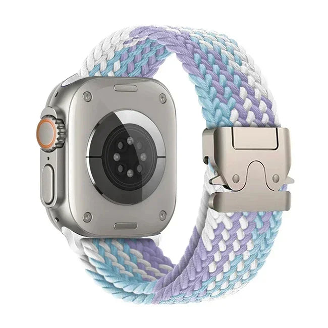 For Apple Watch Ultra 3 2 49mm 46mm 44mm 45mm 42mm 40mm 41mm Braided and Solo Loop Parachute button band Series 11 10 9 SE 8 7 6 5