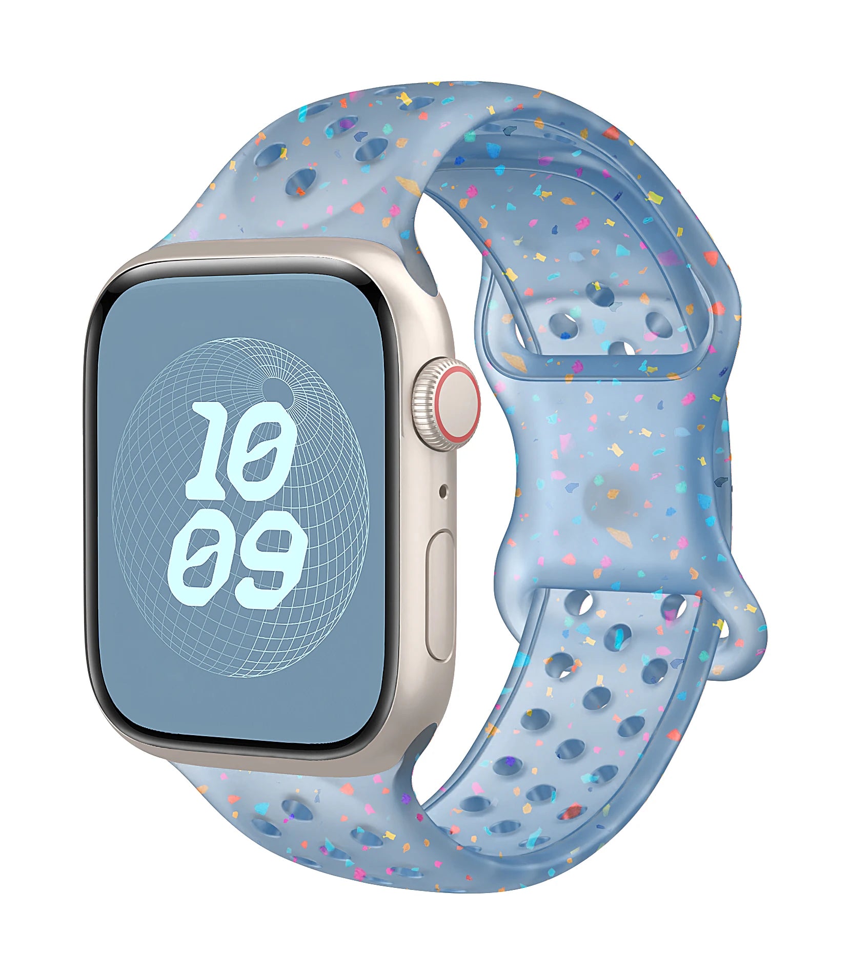 Silicone band for Apple Watch band 40mm 41mm 45mm 44mm 46mm 49mm 42mm Breathable band Apple Watch Series 11 10 9 8 SE 3 Ultra 2