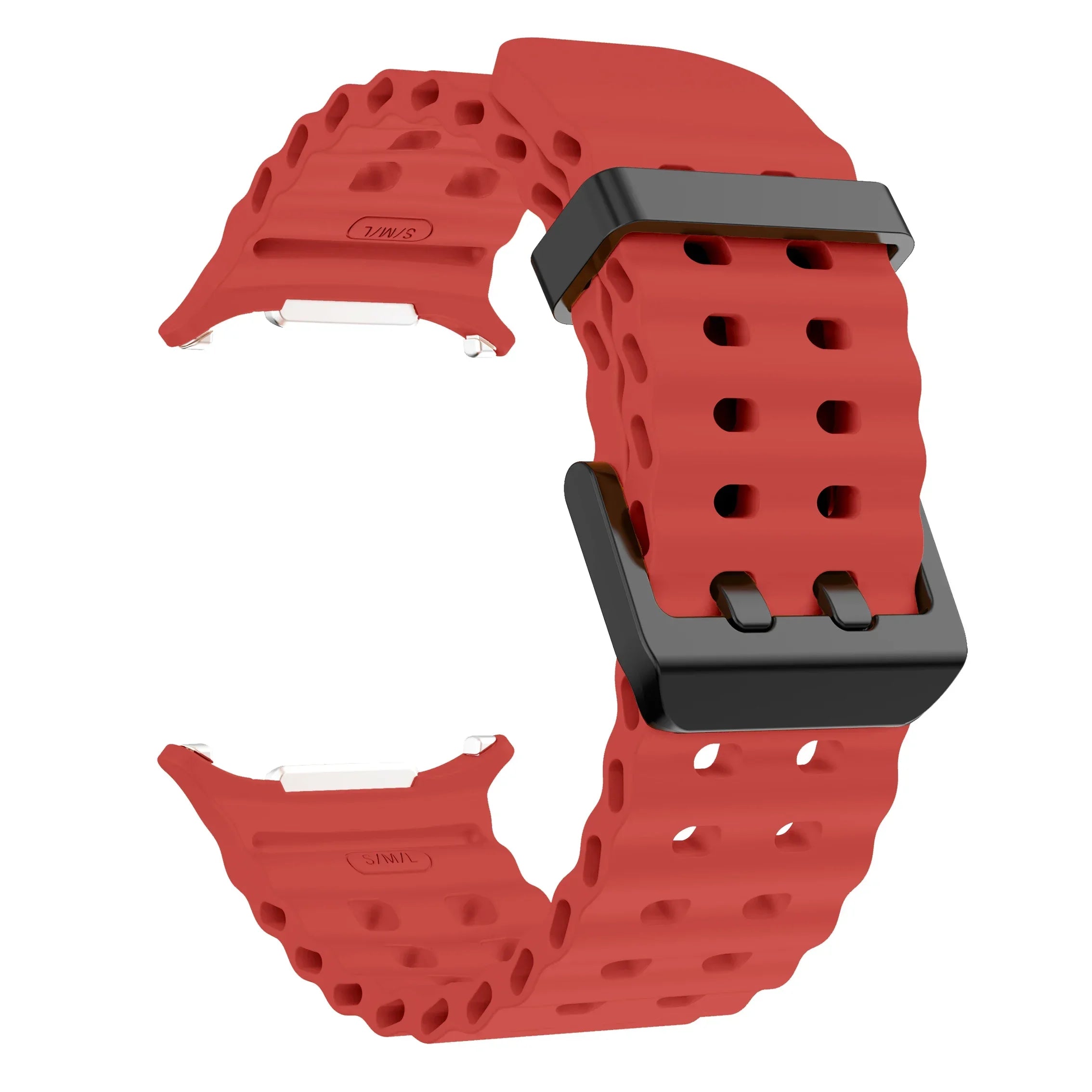 Marine Band For Samsung Galaxy Watch ultra 2025/7 ultra Accessories Two color Sport silicone Bracelet Galaxy Watch ultra Straps