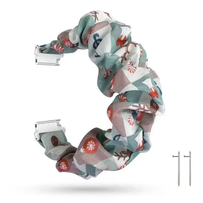 Elastic Nylon Loop Strap For Samsung Galaxy Watch 7 6 5 4 40mm 44mm Band Scrunchies Bracelet for Galaxy Watch 6 4Classic 43/47mm