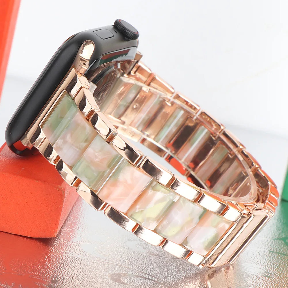 Two Colors band for Apple Watch 49mm 46mm 45mm 44mm 42mm 41mm 40mm Women Men band Apple Watch Ultra 2 SE 10 9 8 7 6 5 4 3 band