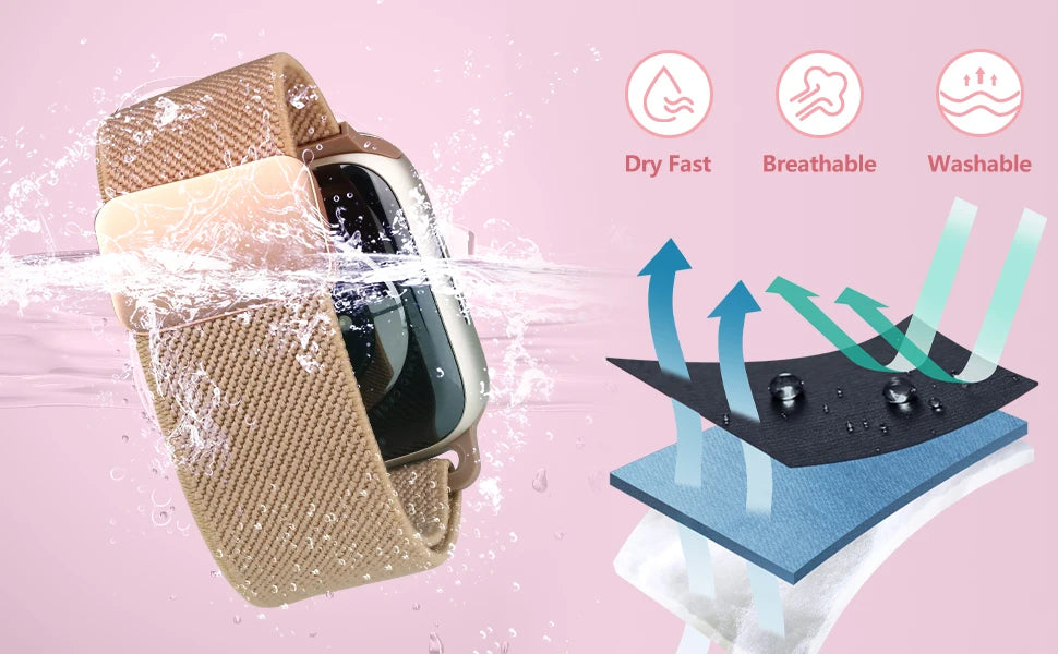 Magnetic band For Apple Watch band 11 42mm 46mm 44mm 40mm 41mm 45mm 49mm Elastic band Apple Watch Series Ultra 3 2 9 8 SE 3 10