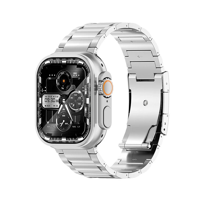 Luxury Titanium Alloy band For Apple Watch Ultra 2 10 9 8 7 6 5 metal band For Apple Watch 38mm 40mm 41mm 42mm 45mm 46mm 49mm