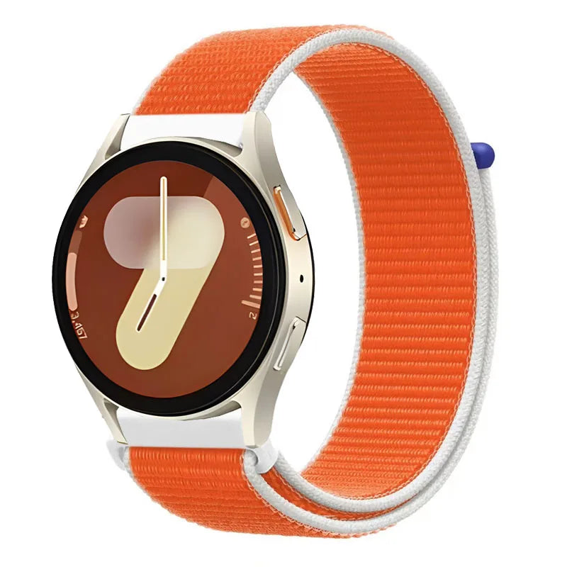 20mm 22mm Nylon Strap for Samsung Galaxy Watch 7/6/5/4 Huawei Watch 5/GT5/4/3 Pro 46mm Breathable Band for Garmin 970 965 955 55