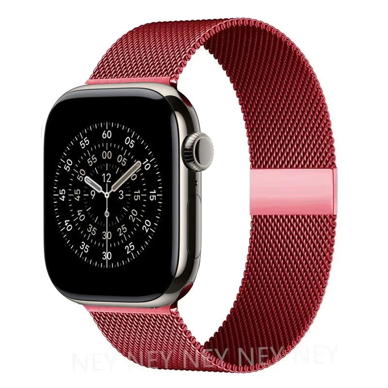 Milanese loop For Apple Watch band 38mm 45mm 44mm 40mm 41mm 42mm 46mm band Apple Watch Series 11 10 8 7 6 5 4 SE 9 Ultra 2 3 49mm