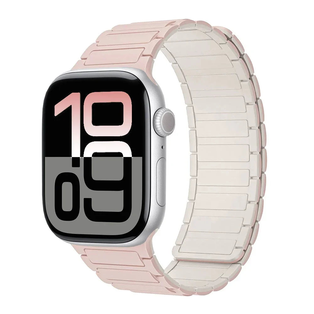 New Magnetic Silicone band for Apple Watch band Ultra 3 2 49mm 11 10 46mm 42mm band Belt Apple Watch 9 8 7 6 5 SE 45mm 41mm 44mm