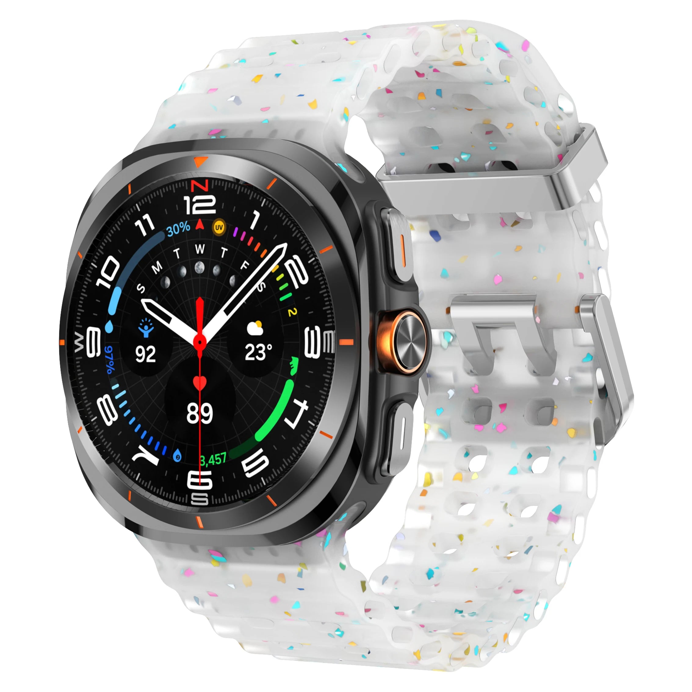 Silicone Breathable Strap For Samsung Galaxy Watch Ultra 47mm Marine Wristband Bracelet Galaxy Watch Ultra(2025) 47mm Watchband