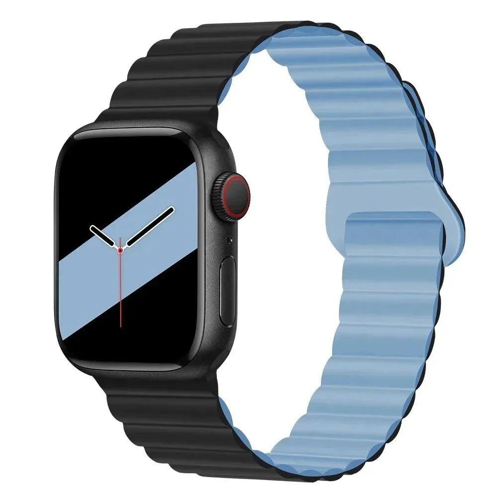 Magnetic band Silicone Sport band For Apple Watch 41mm 42mm 44mm 45mm 46mm 49mm Apple Watch Series 11 10 9 8 7 6 5 4se