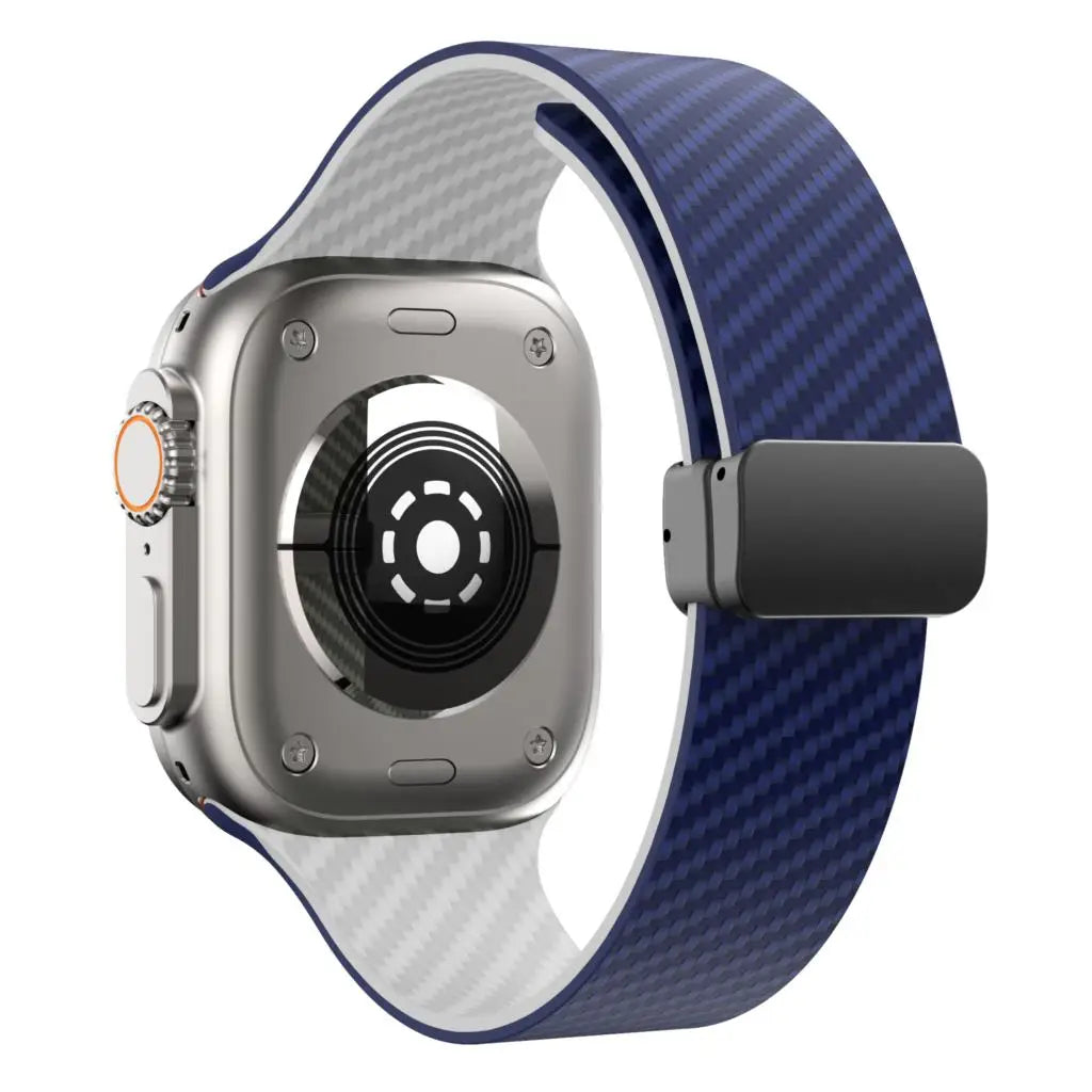 Magnetic Loop band For Apple Watch band 44mm 45mm 49mm 41mm 40mm 38mm Silicone band Apple Watch Ultra 2 Series 9 8 7 6 SE band