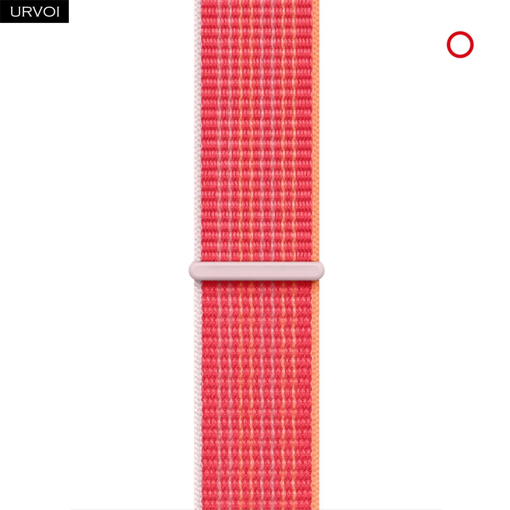 URVOI Sport Loop for Apple Watch Ultra 3 2 Series 11 10 9 8 SE3 Nylon loop for Apple Watch sport band 42mm 46mm breathabe hook fastener