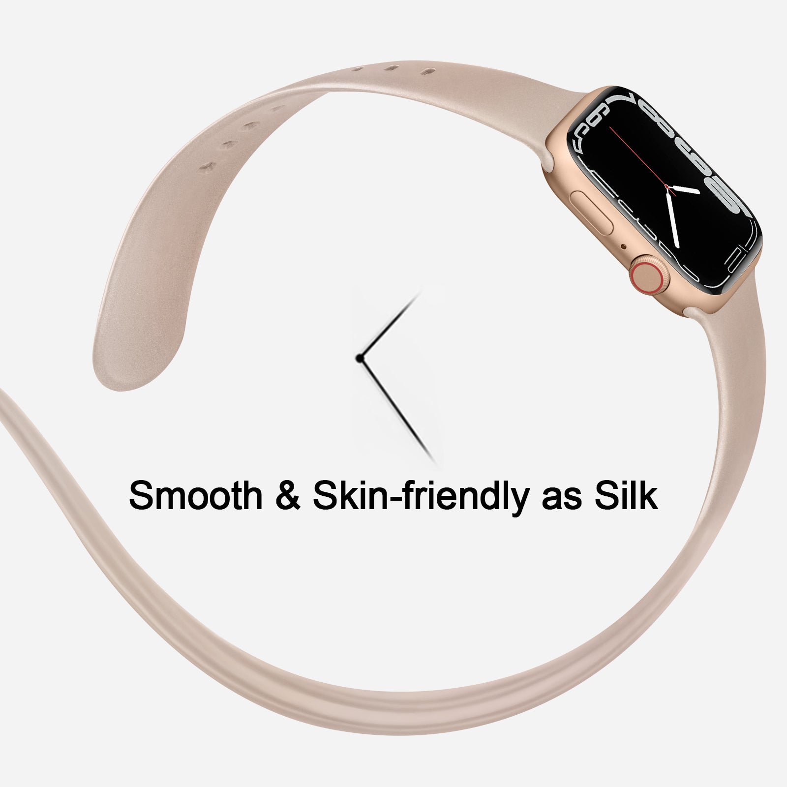 Soft TPU band For Apple Watch Ultra 49mm 10 9 8 7 41mm 45mm 46mm band Bling Wristband For Apple Watch 6 5 4 3 2 38mm 42mm 40mm 44mm