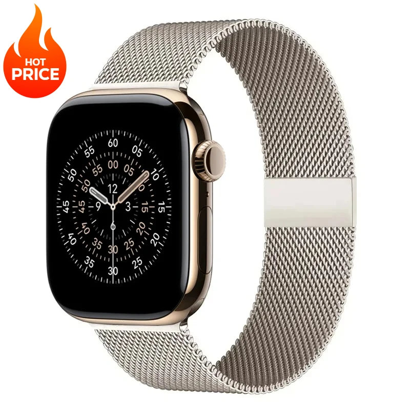 Milanese loop For Apple Watch 10 band 46mm 45mm 44mm 40mm 41mm 42mm band Apple Watch Series 11 8 7 6 5 4 SE 9 Ultra 2 3 49mm