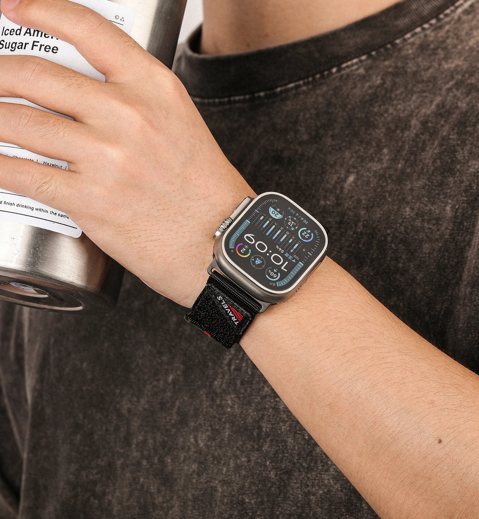 Trail Loop for Apple Watch band 46mm 42mm 44mm 45mm 49mm 40mm Nylon Sport band Apple Watch Ultra 2 Series 10 9 8 7 SE 3 11 Band