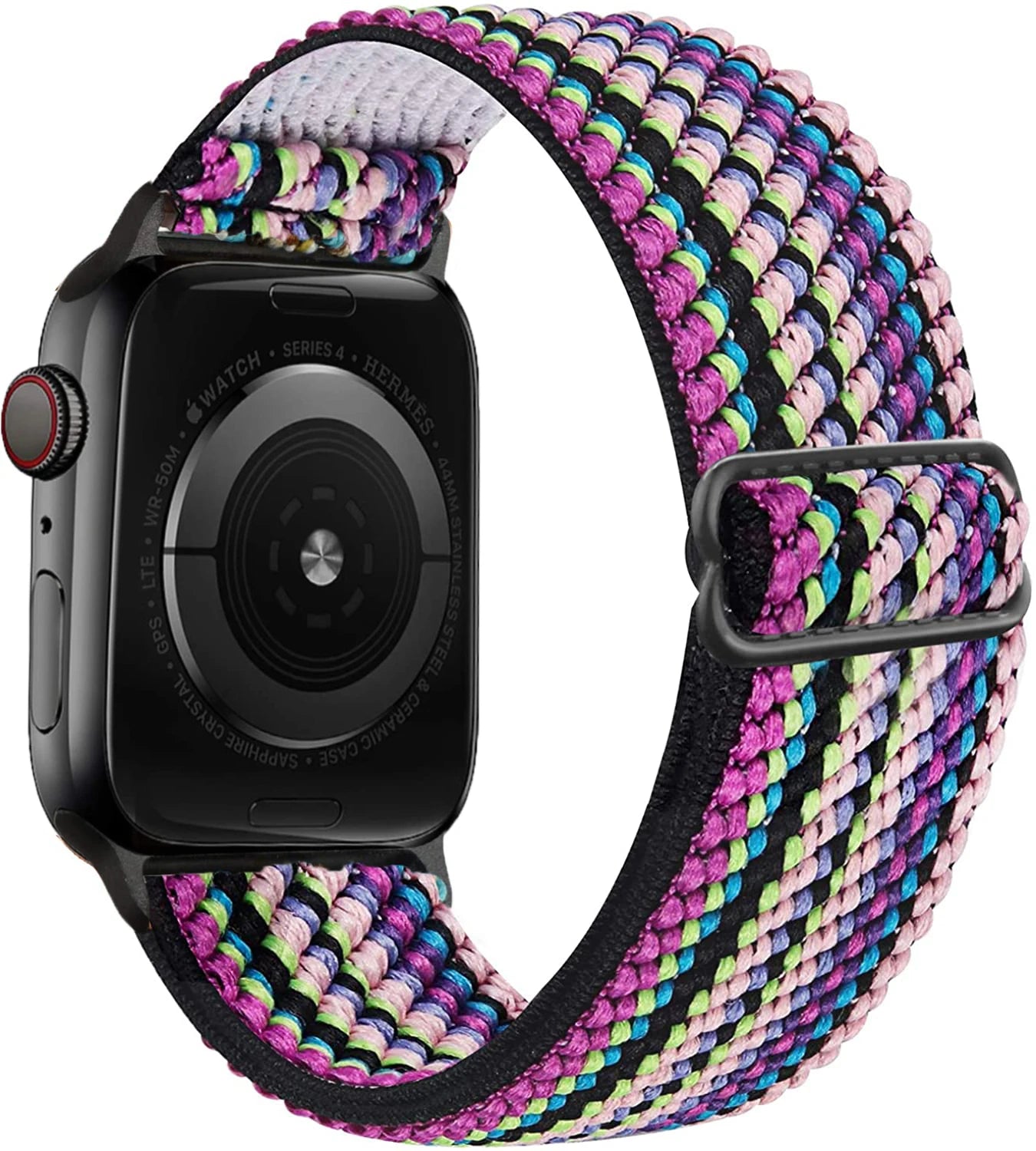 Scrunchie band for Apple Watch band 44mm 40mm 38mm 42mm Elastic Nylon SmartWatch band For Apple Watch 7 6 5 4 3 2 1 SE Watchband