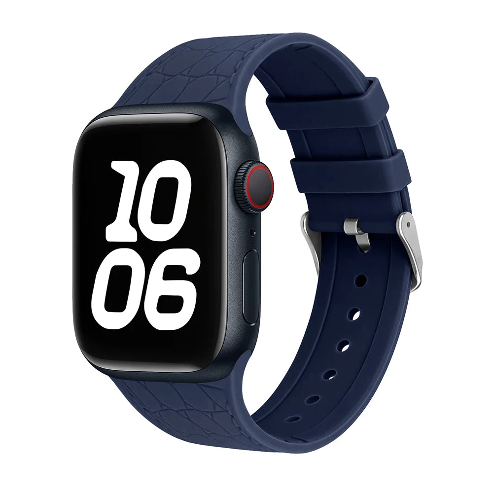 Silicone band for Apple Watch band 46mm 40mm 44mm 41mm 45mm 42mm band Correa Apple Watch Series 10 SE 9 8 7 6 5 3 Ultra 2 49mm