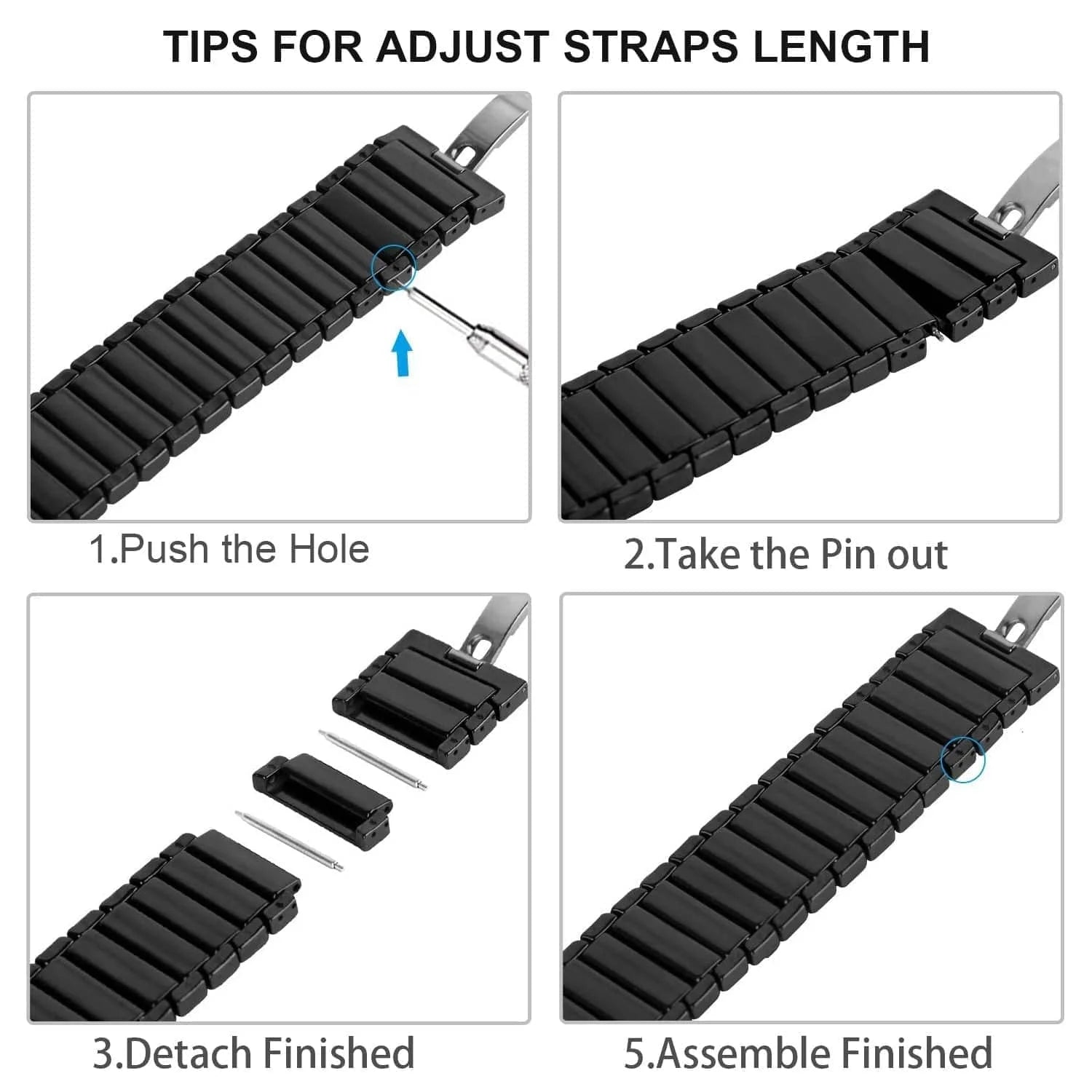 Ceramic band for Apple Watch band 44mm 40mm 45mm 49mm 42mm 38mm Stainless steel butterfly band Apple Watch Series 6 3 7 8 SE Ultra