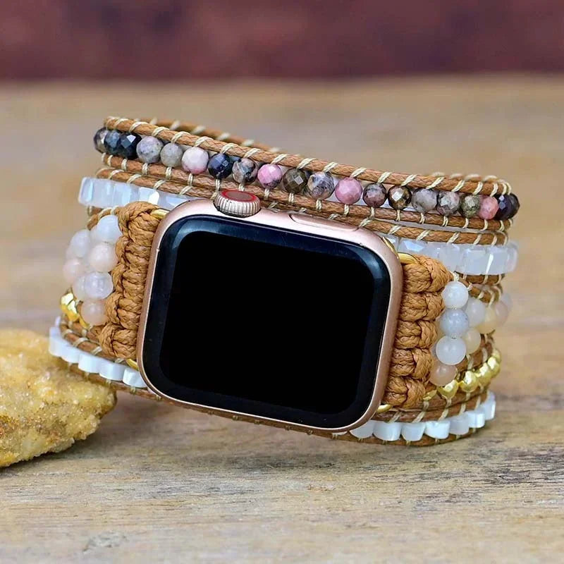 Bohemian band for Apple Watch band 44mm 40mm 42mm 38mm 41mm 45mm Handmade Jewelry bands Apple Watch Series 8 7 6 5 4 3 SE Ultra 49mm