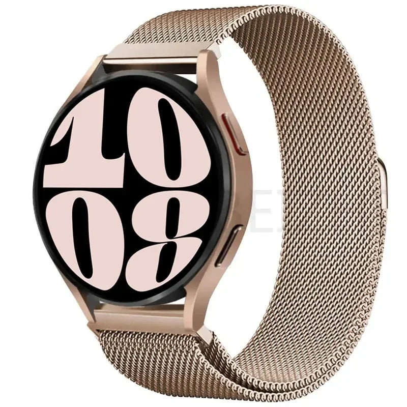 22mm 20mm band for Samsung Galaxy Watch 5-pro-6-4-Classic Milanese loop Metal magnetic starlight bracelet Huawei GT 4-3-2e strap
