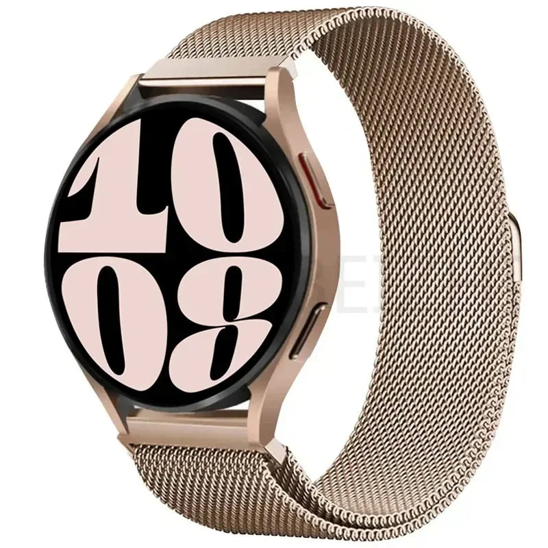 22mm 20mm band for Samsung Galaxy Watch 5-pro-6-4-Classic Milanese loop Metal magnetic starlight bracelet Huawei GT 4-3-2e strap
