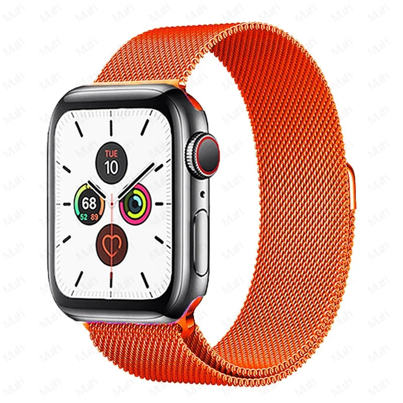 Milanese Loop for Apple Watch band 44mm 40mm 45mm 41mm 42mm 38mm 44mm band Ultra 2 49mm metal band Apple Watch Series 9 8 7 6 SE 5 4 3