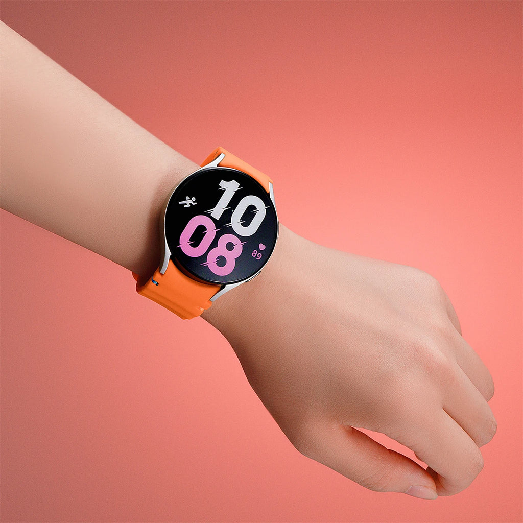 Original Silicone Strap for Samsung Galaxy Watch 7 6 5 4 40mm 44mm 5Pro 45mm Bracelet for Galaxy Watch 4 6Classic 43mm 47mm Band