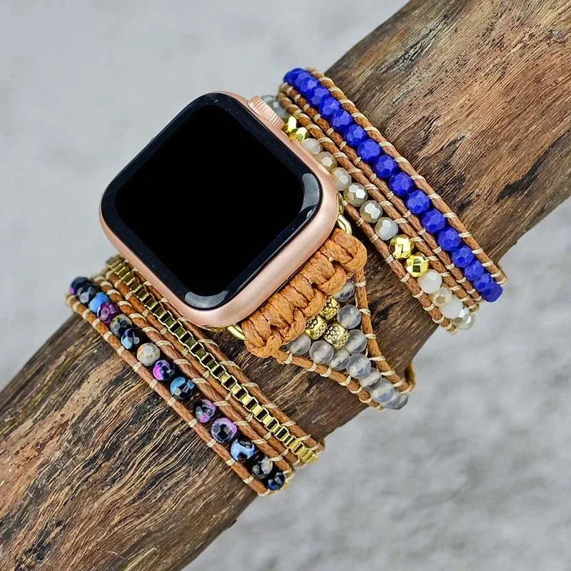 Bohemian band for Apple Watch band 44mm 40mm 42mm 38mm 41mm 45mm Handmade Jewelry bands Apple Watch Series 8 7 6 5 4 3 SE Ultra 49mm