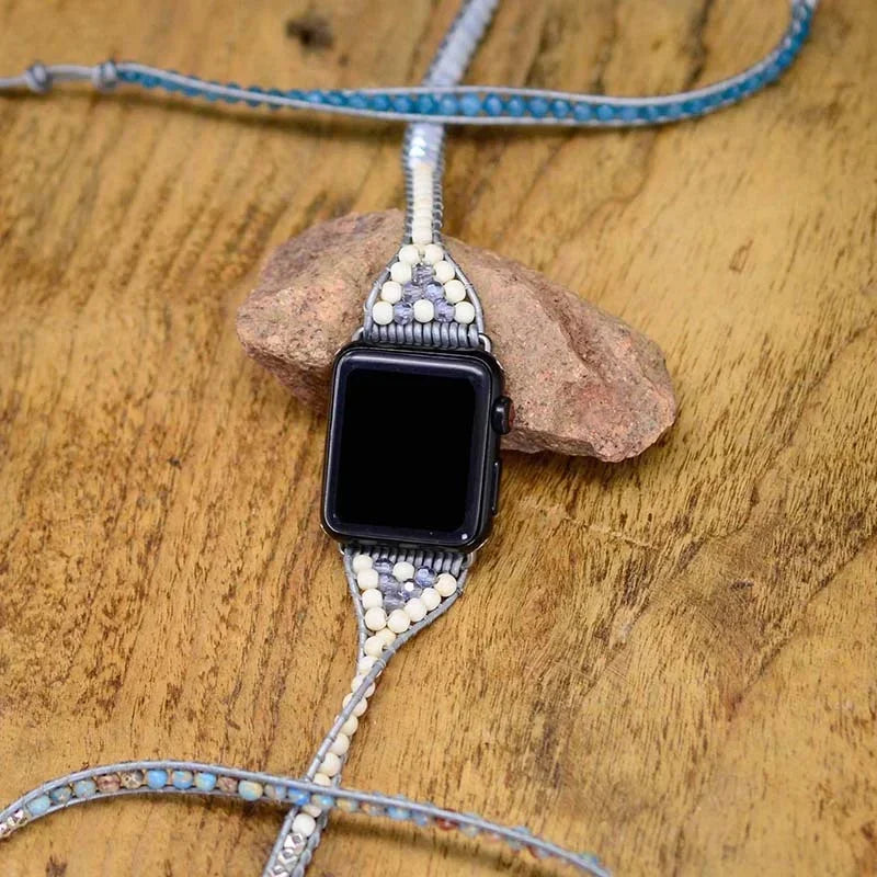 Bohemian band for Apple Watch band 44mm 40mm 42mm 38mm 41mm 45mm Handmade Jewelry bands Apple Watch Series 8 7 6 5 4 3 SE Ultra 49mm