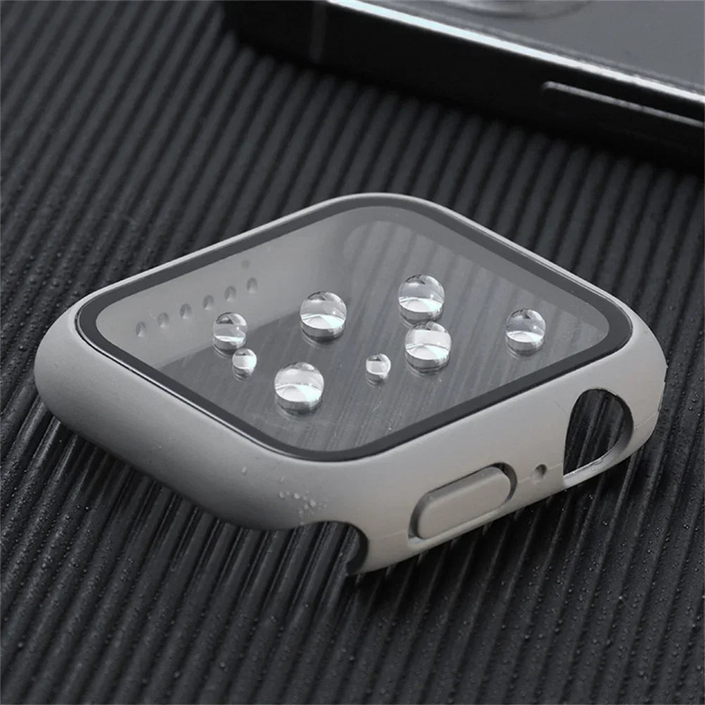 Watch band+Case+glass For Apple Watch band 44mm 40mm 38mm 42mm Candy band Apple Watch Ultra 2 49mm serie 9 8 7 6 5 4 3 SE 41mm 45mm