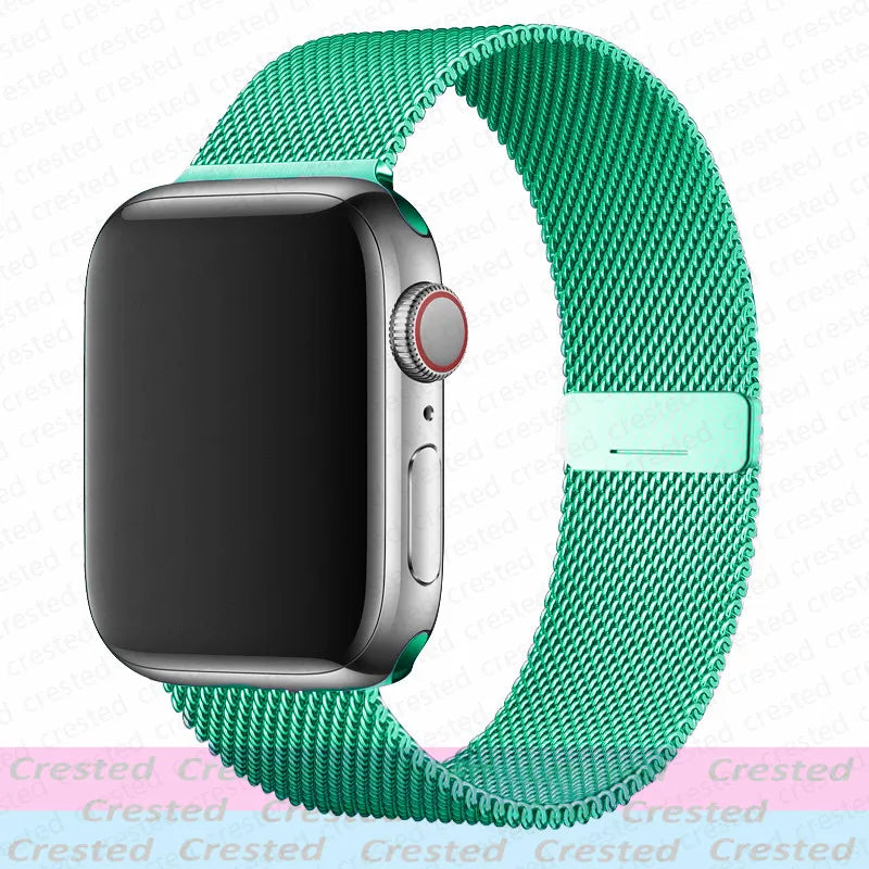 Magnetic band For Apple Watch band 44mm 40mm 45mm 46mm 49mm 42mm 41mm 38mm belt band Apple Watch Series 10 9 3 6 7 8 SE Ultra 2