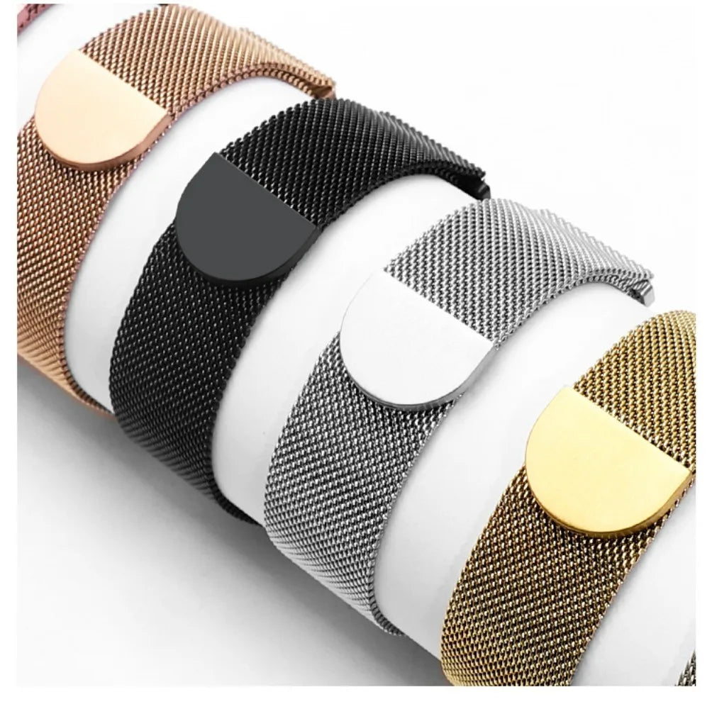 Magnetic Milanese band for Apple Watch 11 10 46mm 42mm Ultra 3 2 49mm band for Apple Watch 9 8 7 6 5 SE 3 44mm 45mm 40mm 41mm Band