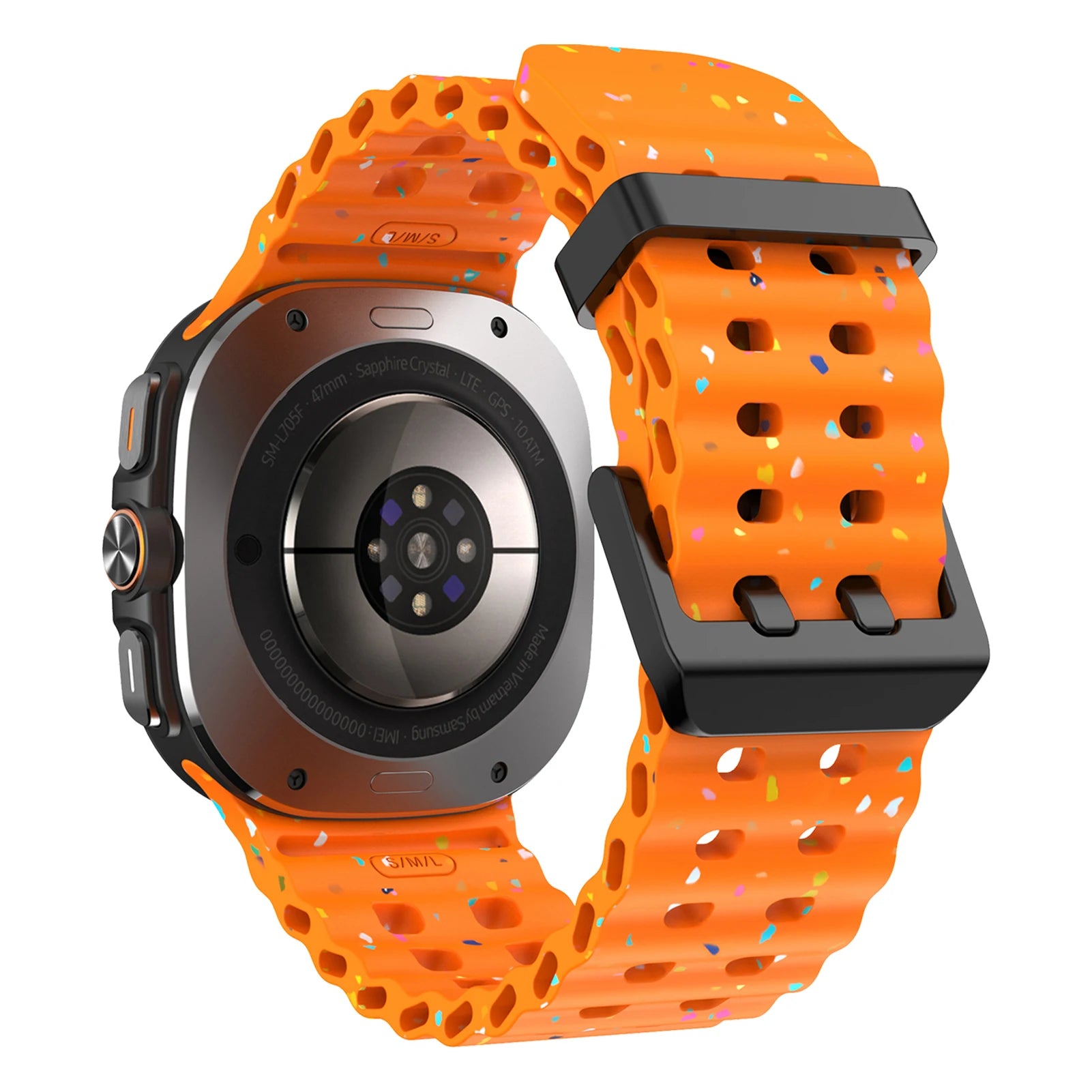 Original Marine for Samsung Galaxy watch Ultra 2 Strap accessories Colorful Sport Bracelet Correa Galaxy watch 7 Ultra 47mm Band