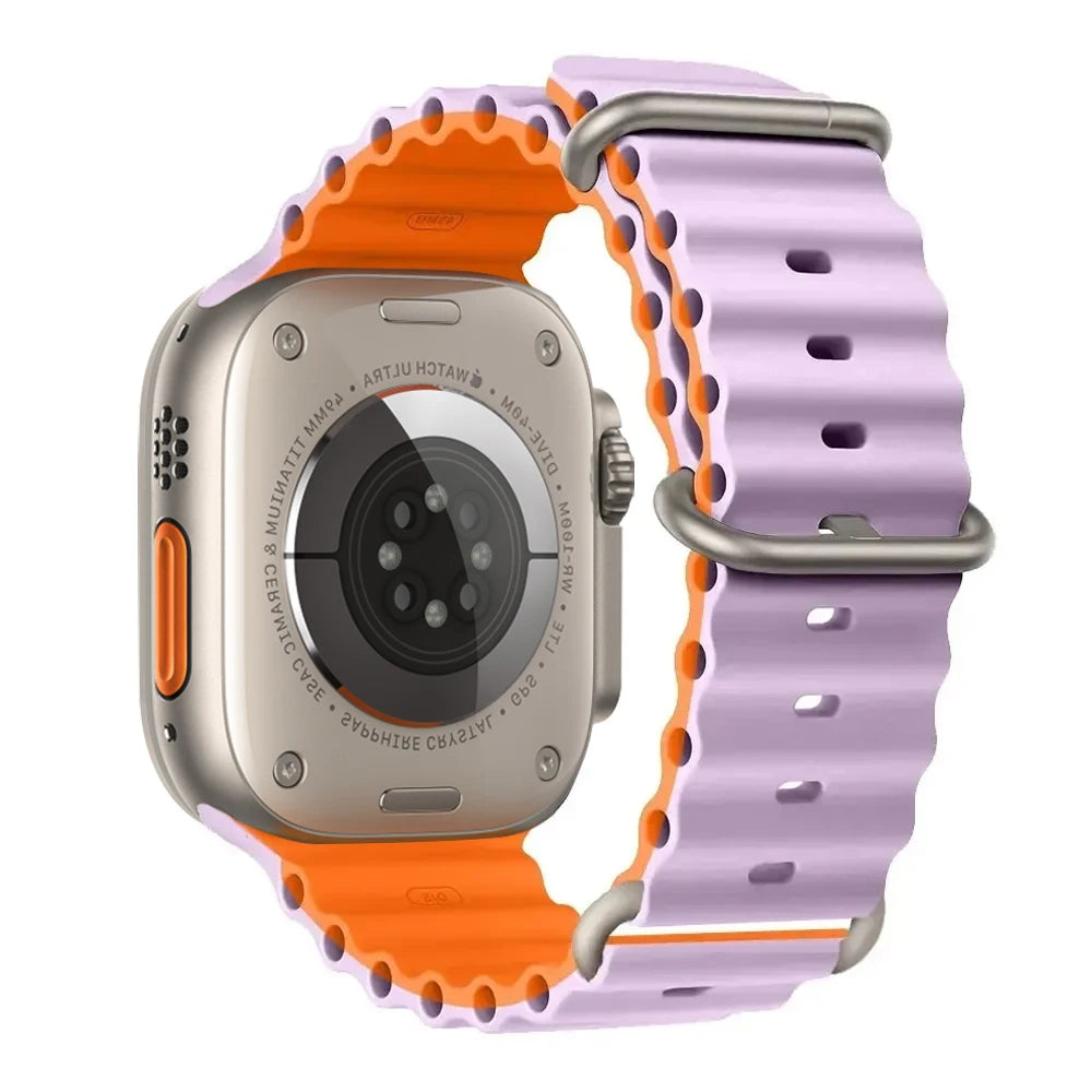 Ocean band for Apple Watch Ultra 3 2 49mm 46mm 45mm 44mm 42mm 40mm 41mm band correa Apple Watch Series 11 10 9 7 8 5 6 SE Sport band