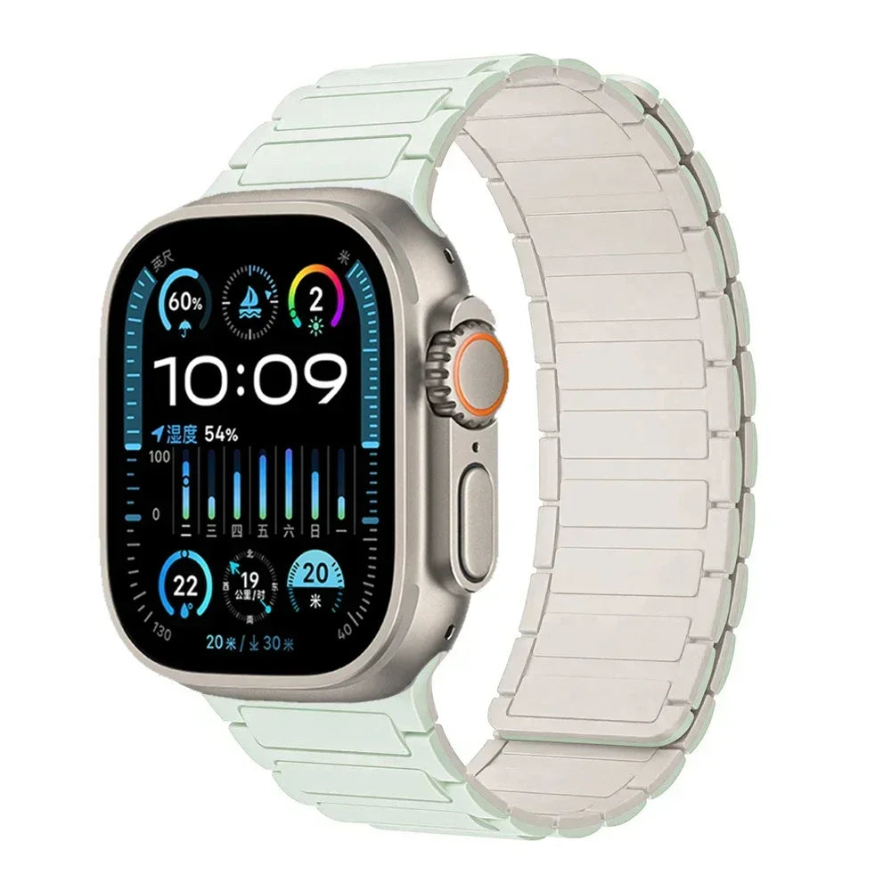 Magnetic Loop band for Apple Watch Ultra 2 1 band 49mm 10 9 8 7 46mm 42mm 45mm 41mm Silicone band Apple Watch 6 5 4 SE 40mm 44mm