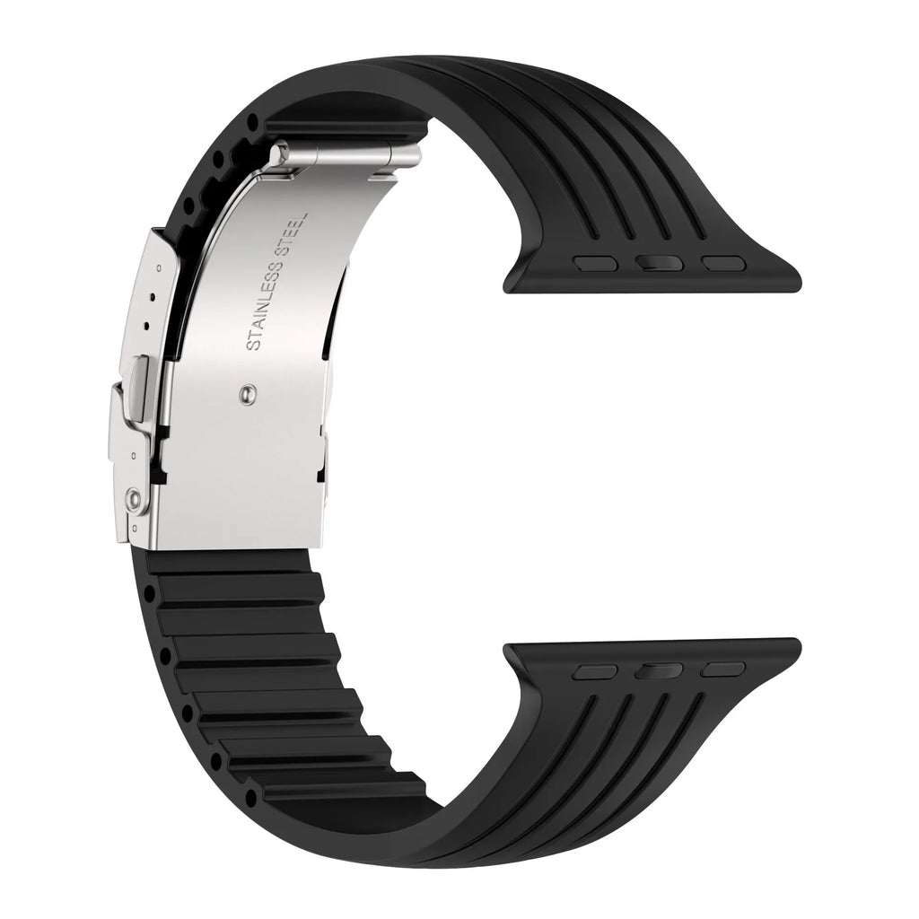 band For Apple Watch band 44mm 40mm 49mm 45mm 41mm 46mm 42mm Silicone band correas Apple Watch Ultra 2 Series SE 3 6 7 8 9 10 11