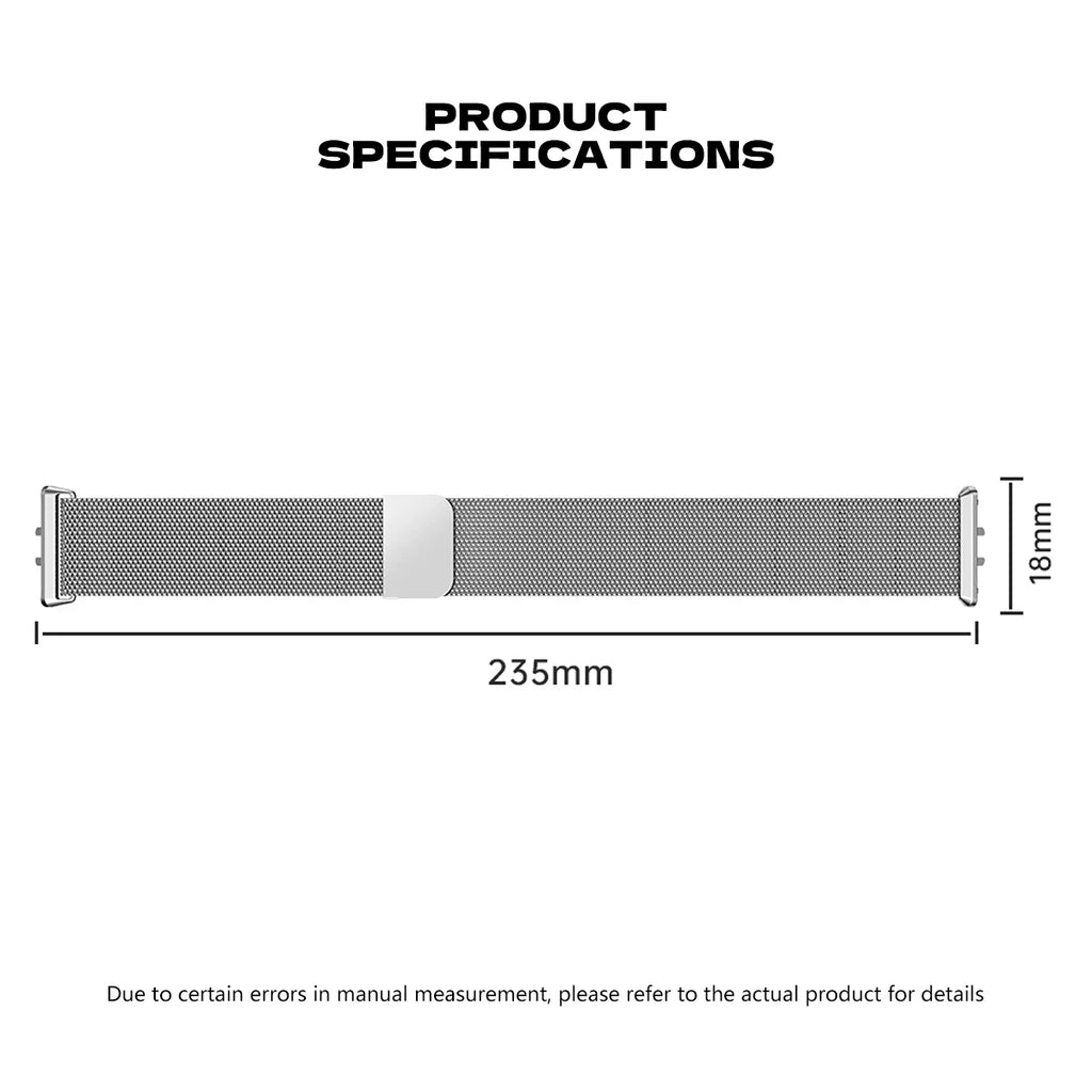 Metal Strap for Samsung Galaxy Watch Fit 3 Stainless Steel Bracelet Magnetic Milanese Loop Watchband for Galaxy Fit3 Accessories