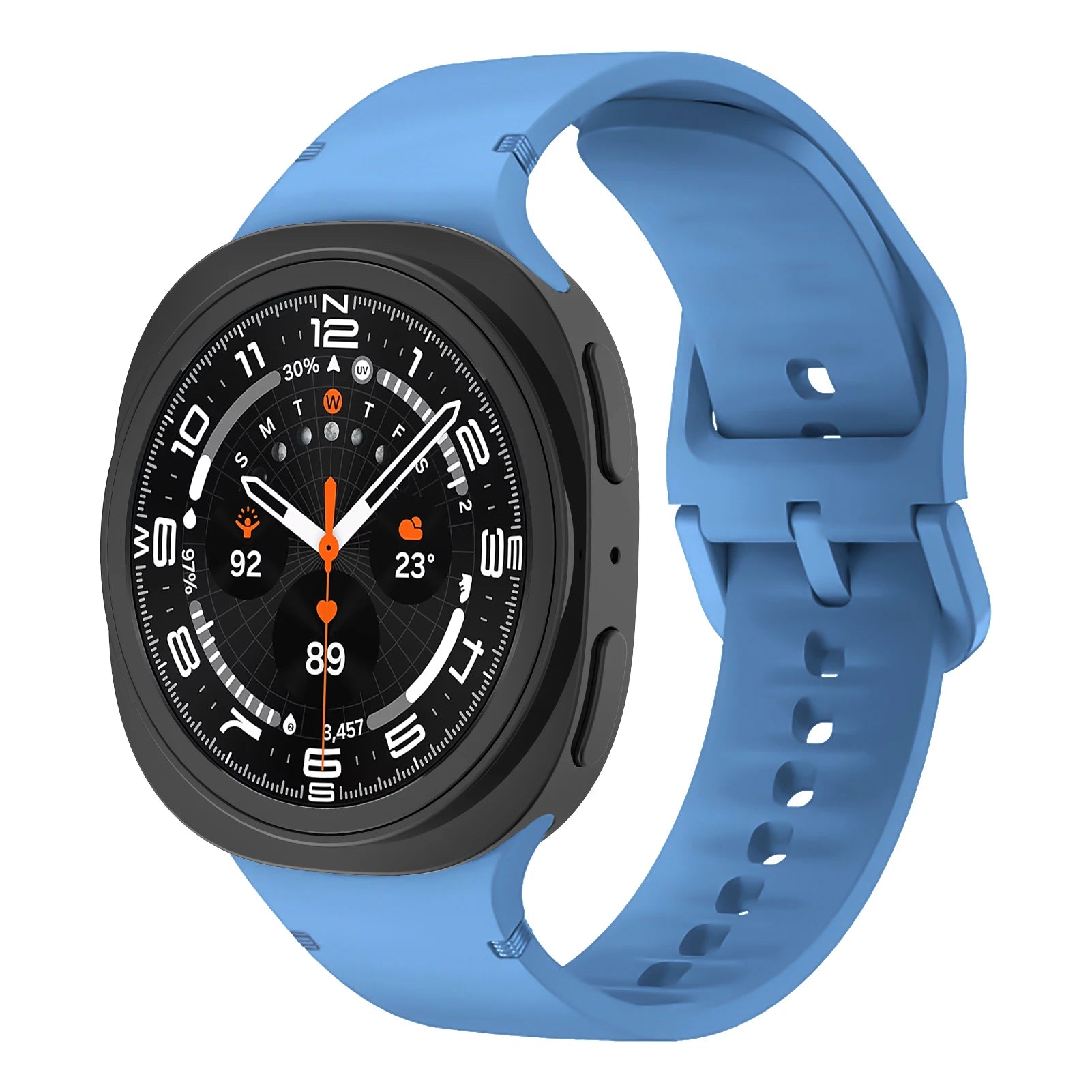 1:1 Sport Band for Samsung Galaxy watch 8 44mm 40mm 8 classic 46mm Wrist Replacement Belt Bracelet Correa Galaxy watch 8 Straps