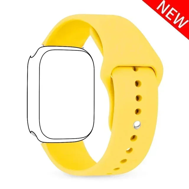 Silicone band For Apple Watch band 46mm 42mm 45mm 44mm 49mm 41mm 40mm 38mm band Apple Watch Series 10 9 8 Ultra 7 SE 3 4 6 Band