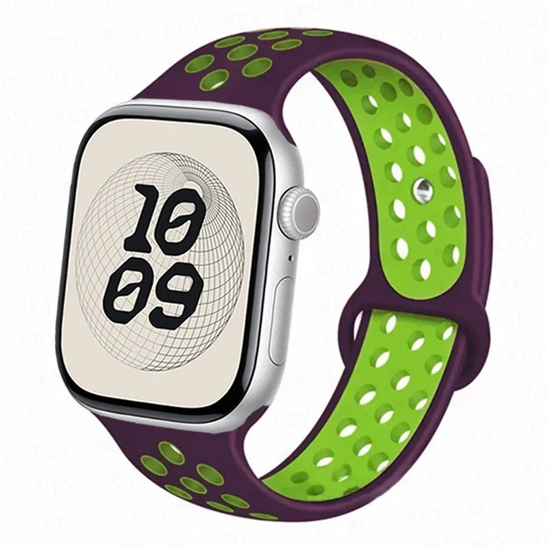 For Apple Watch 11 band S11 46mm 42mm 45mm 44mm 49mm 40mm 41mm Silicone band Sport band Apple Watch Series 10 8 7 6 5 9 SE Ultra3 2