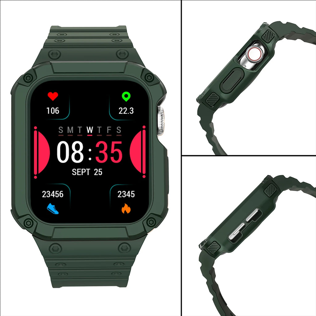 Band Case for Apple Watch 45mm nmm 49mm 44mm 41mm 40mm band TPU for Apple Watch Ultra 7 8 6 5 4 Wristband Sport band Accessories