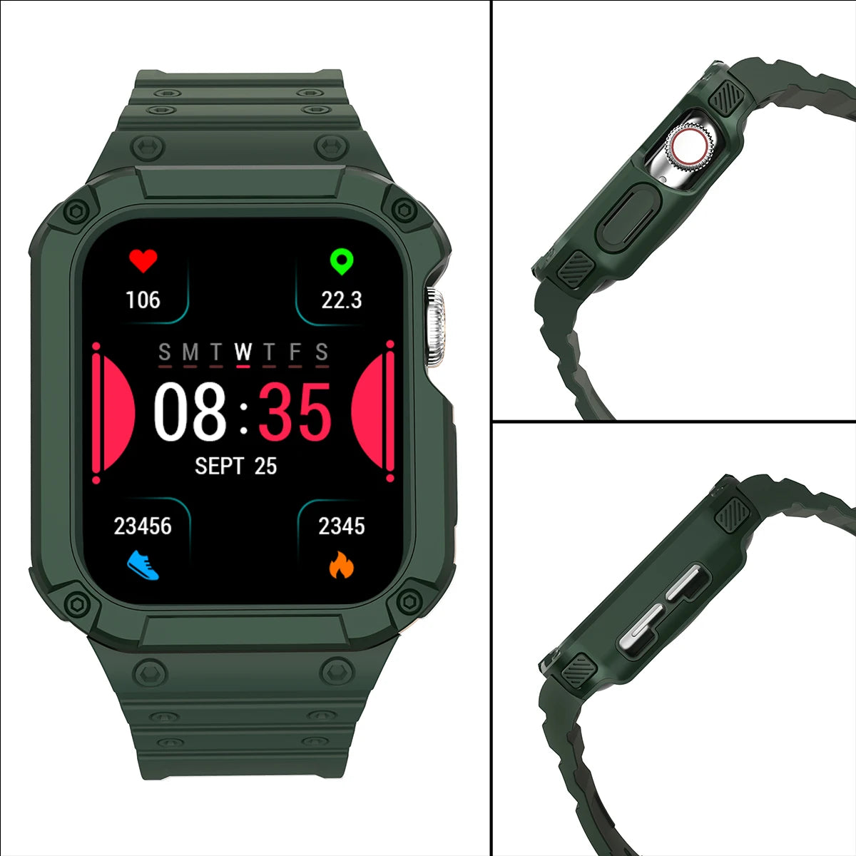 Band Case for Apple Watch 45mm nmm 49mm 44mm 41mm 40mm band TPU for Apple Watch Ultra 7 8 6 5 4 Wristband Sport band Accessories