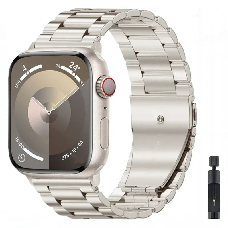 Metal band for Apple Watch Ultra 2 1 49mm 10 9 8 7 45mm 41mm Comfortable Wristband for Apple Watch 6 5 4 SE 44mm 42mm 46mm band