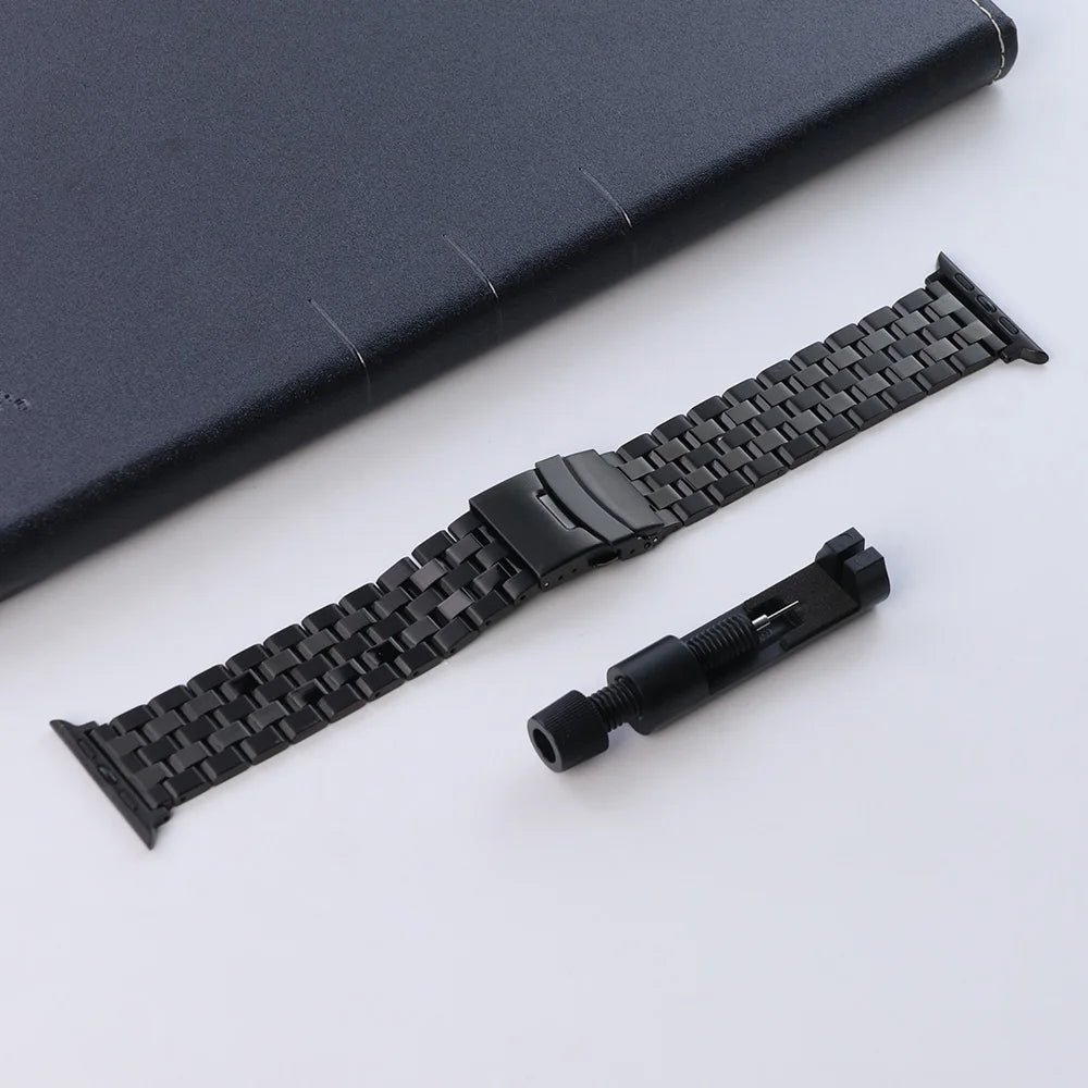 Metal band For Apple Watch 10 46mm Ultra 1 2 49mm band Stainless Steel Correa For Apple Watch 9 8 44mm 45mm SE 3 2 1 42mm band