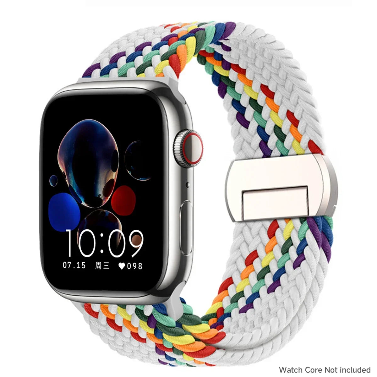 Braided band For Apple Watch band 44mm 40mm 45mm 49mm 41mm 38mm buckle band Apple Watch Series SE 10 9 8 7 6 Ultra 2 Magnetic Band