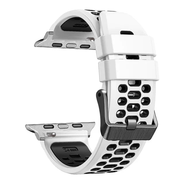 Sport Silicone band For Apple Watch Ultra 2 49mm band Wristband For Apple Watch Series 9 8 7 SE 6 45mm 44mm 42mm Accessory