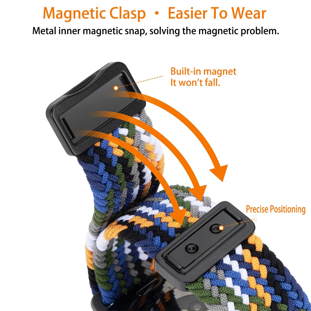 20mm 22mm Parachute Straps For Galaxy Watch Band 7/FE/6/5/pro/4/Classic/active 2/Gear s3 correa Bracelet Huawei watch GT 5 4 3 2