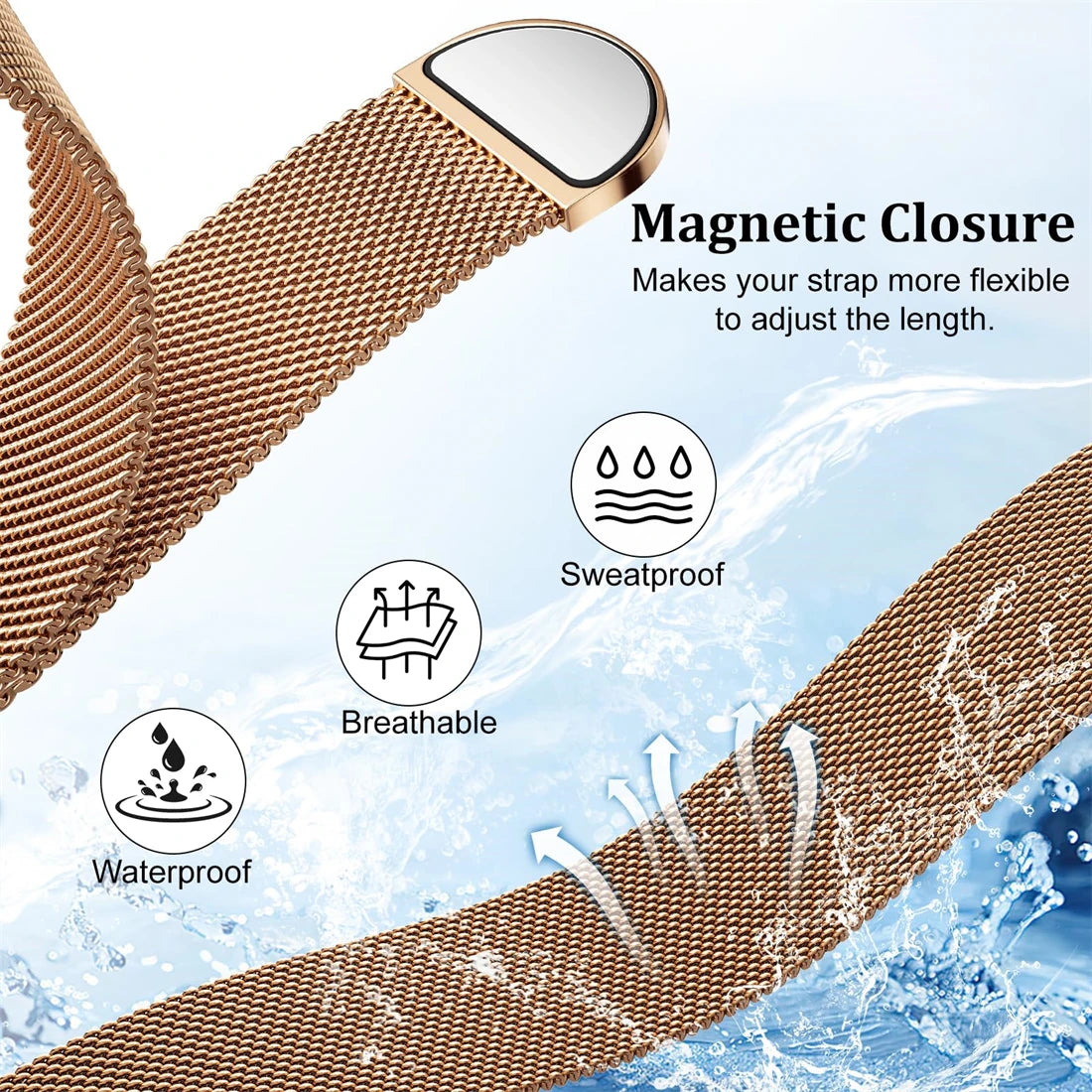 Milanese Loop+ case for Apple Watch Series 44mm 45mm 40mm 41mm 46mm 42mm diamond cover+band Apple Watch 9 8 7 6 5 4 10 Ultra 49mm band