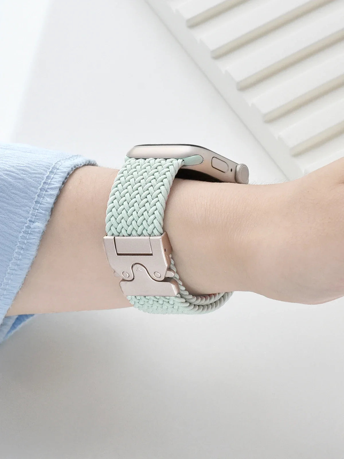 Braided Solo Loop band For Apple Watch Ultra 2 band 49mm 44mm 45mm 46mm 40mm 41mm 42mm band Apple Watch Series 10 9 SE 8 7 6 5 4