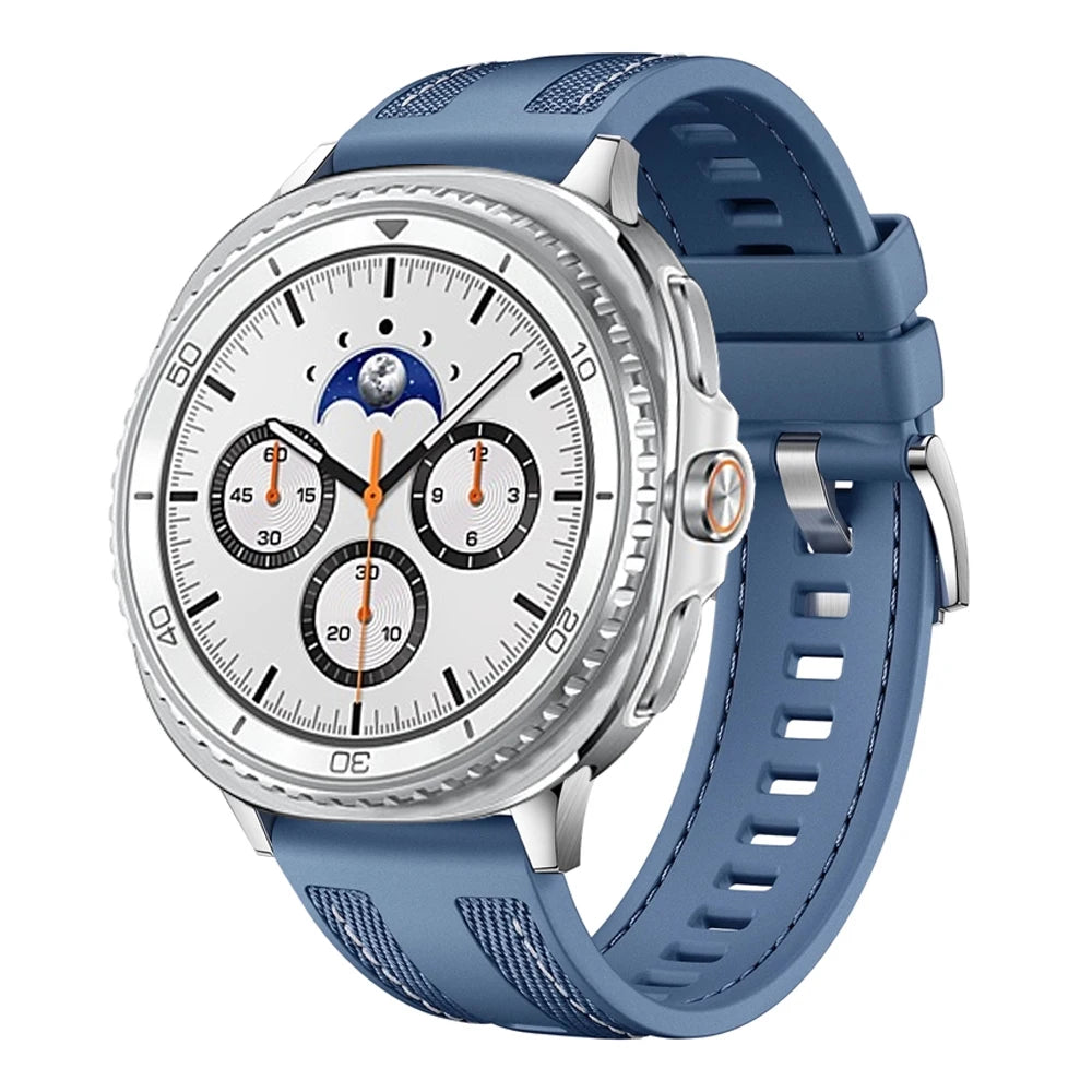 Samsung Galaxy watch 8 Strap 44mm 40mm Replacement Correa Sport Nylon+Silicone Bracelet Galaxy watch 8 classic 46mm Band